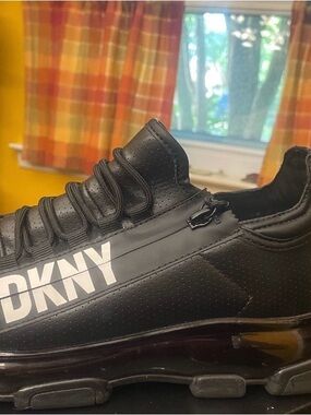 DKNY Women’s  Black Perforated Athletic Sneaker